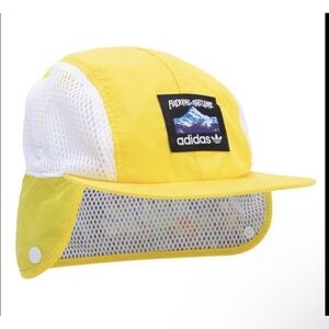 RARE ADIDAS x AWESOME FA Yellow/White Fishing Hat